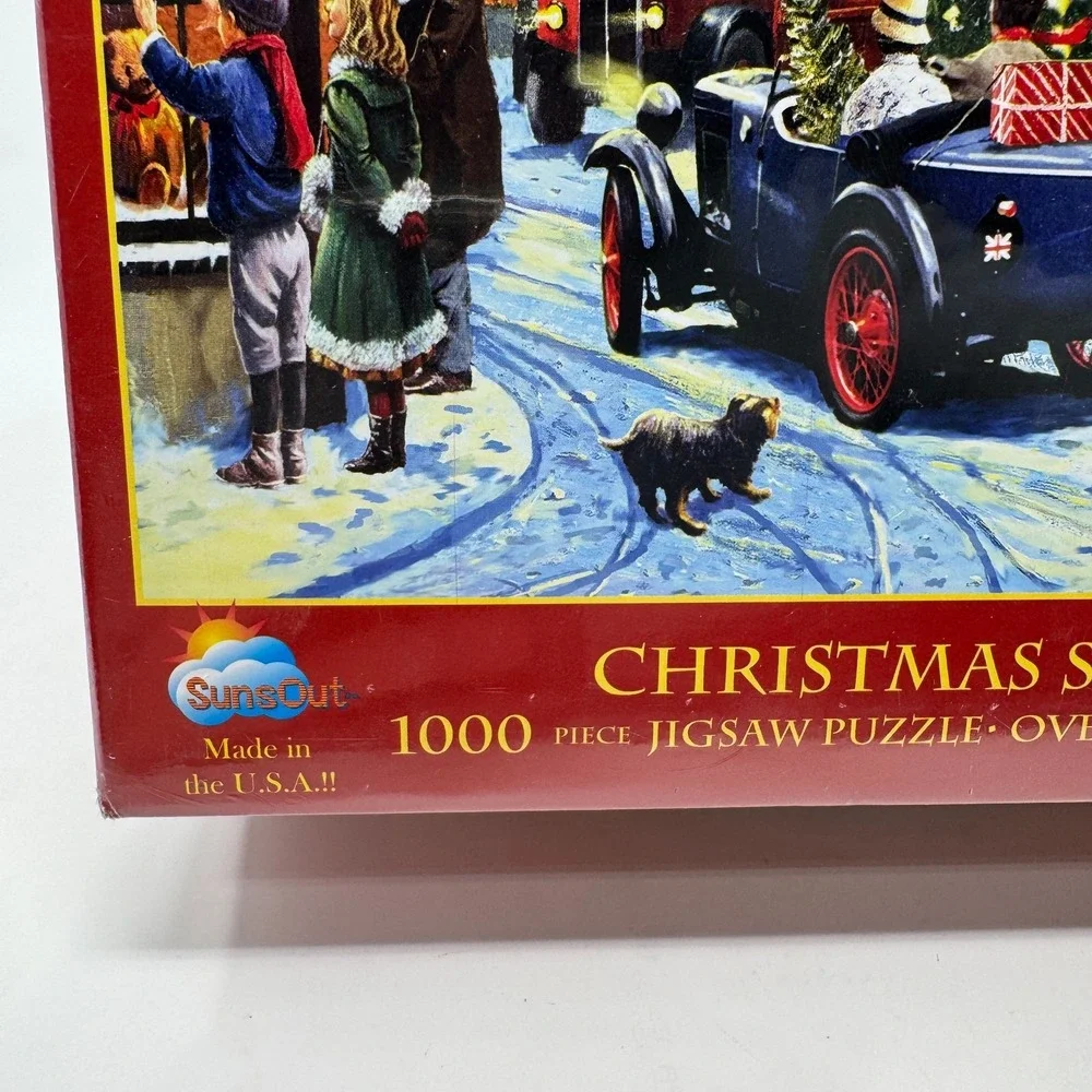 Jigsaw Puzzle 1000 Piece, Christmas Streets By‎ Kevin Walsh, NIB Sealed